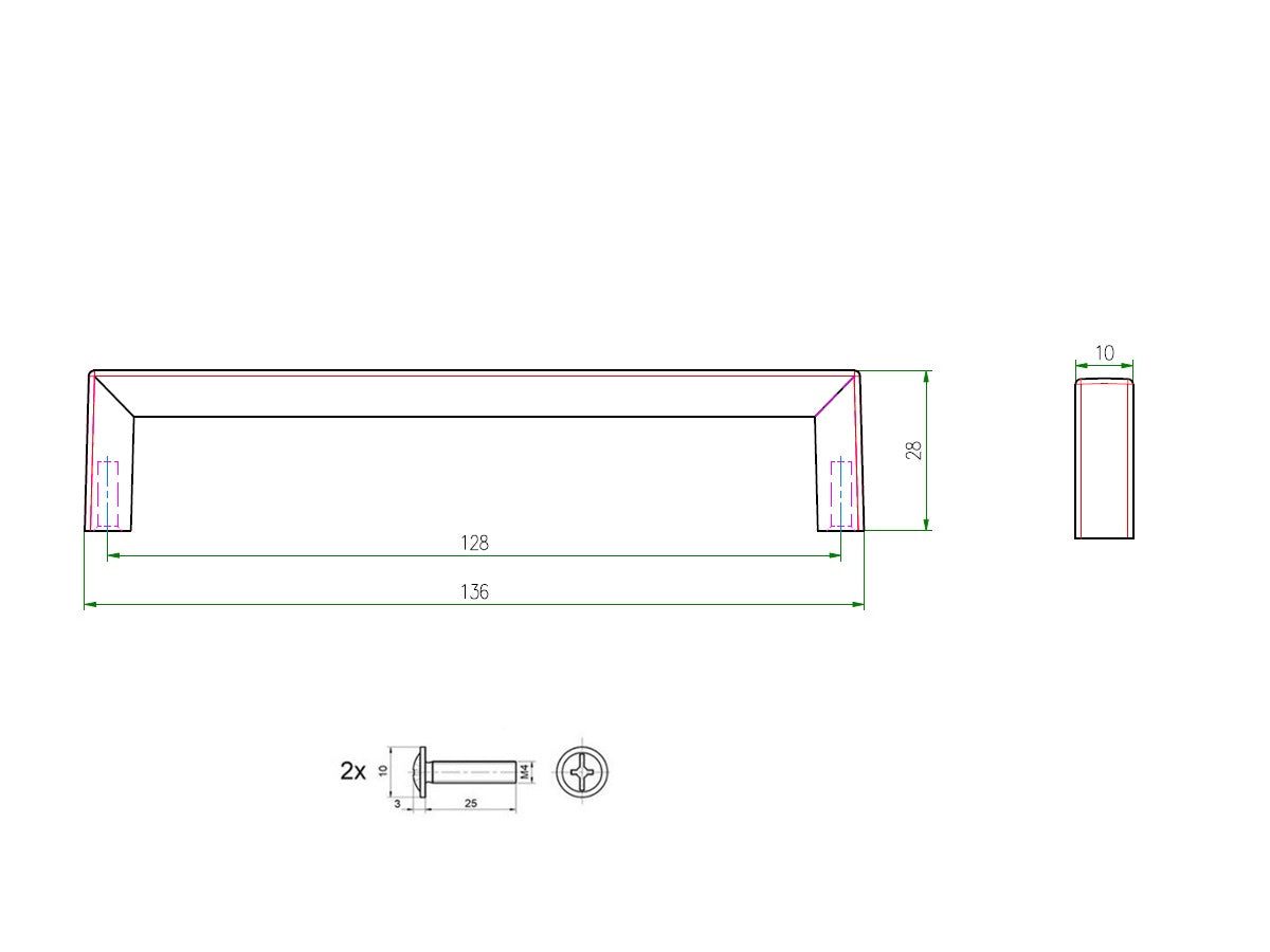Uchwyt meblowy SCHWINN 2516-0128-B02