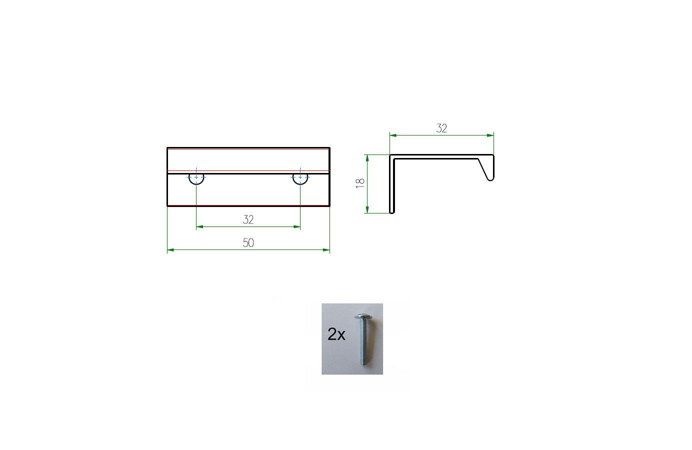 Uchwyt meblowy SCHWINN 4394-0032-A13