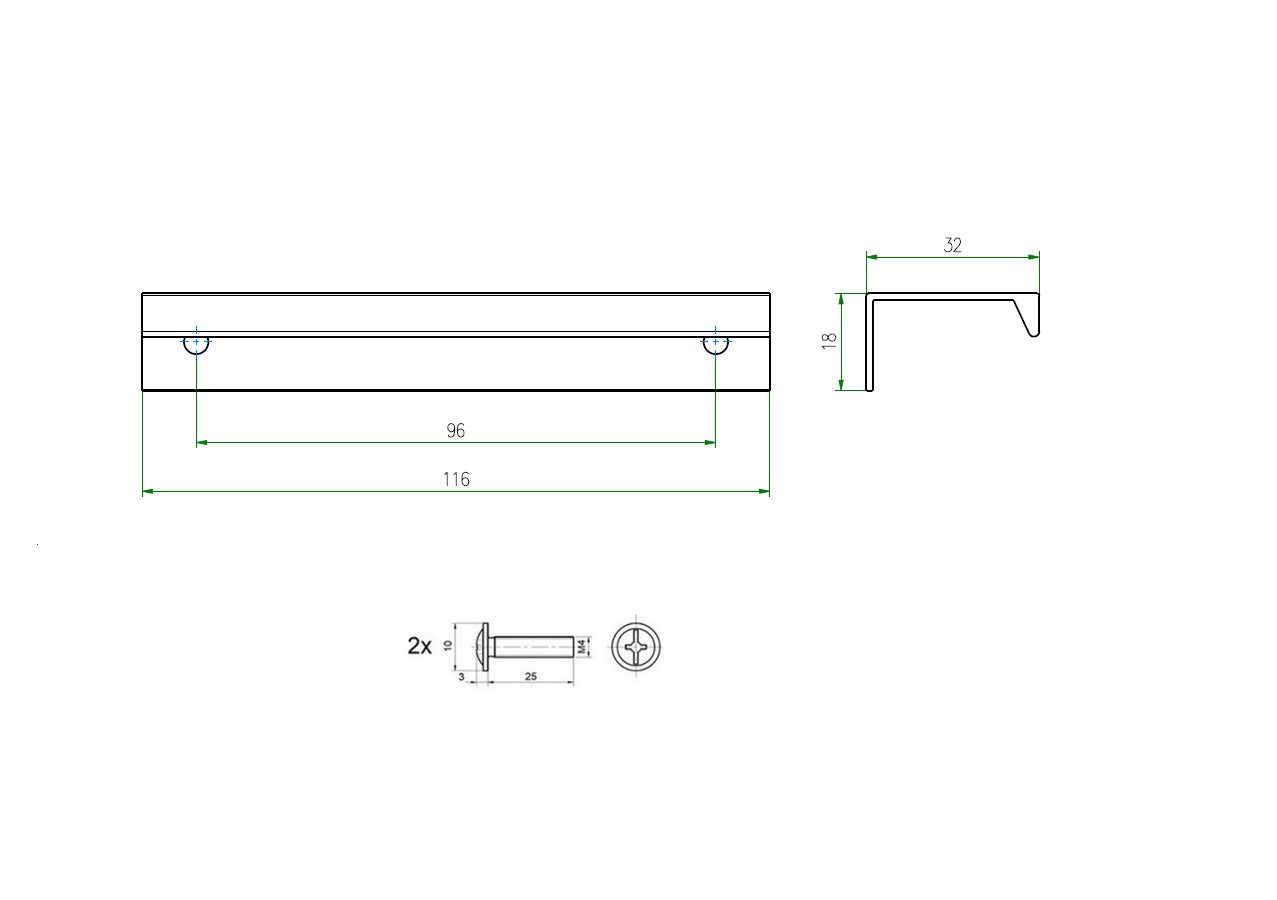 Uchwyt meblowy SCHWINN 4394-0096-A13