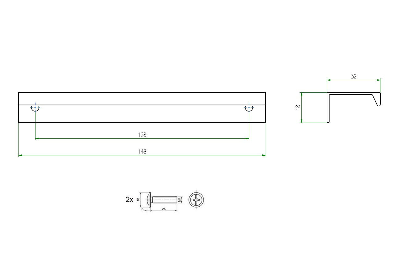 Uchwyt meblowy SCHWINN 4394-0128-A13